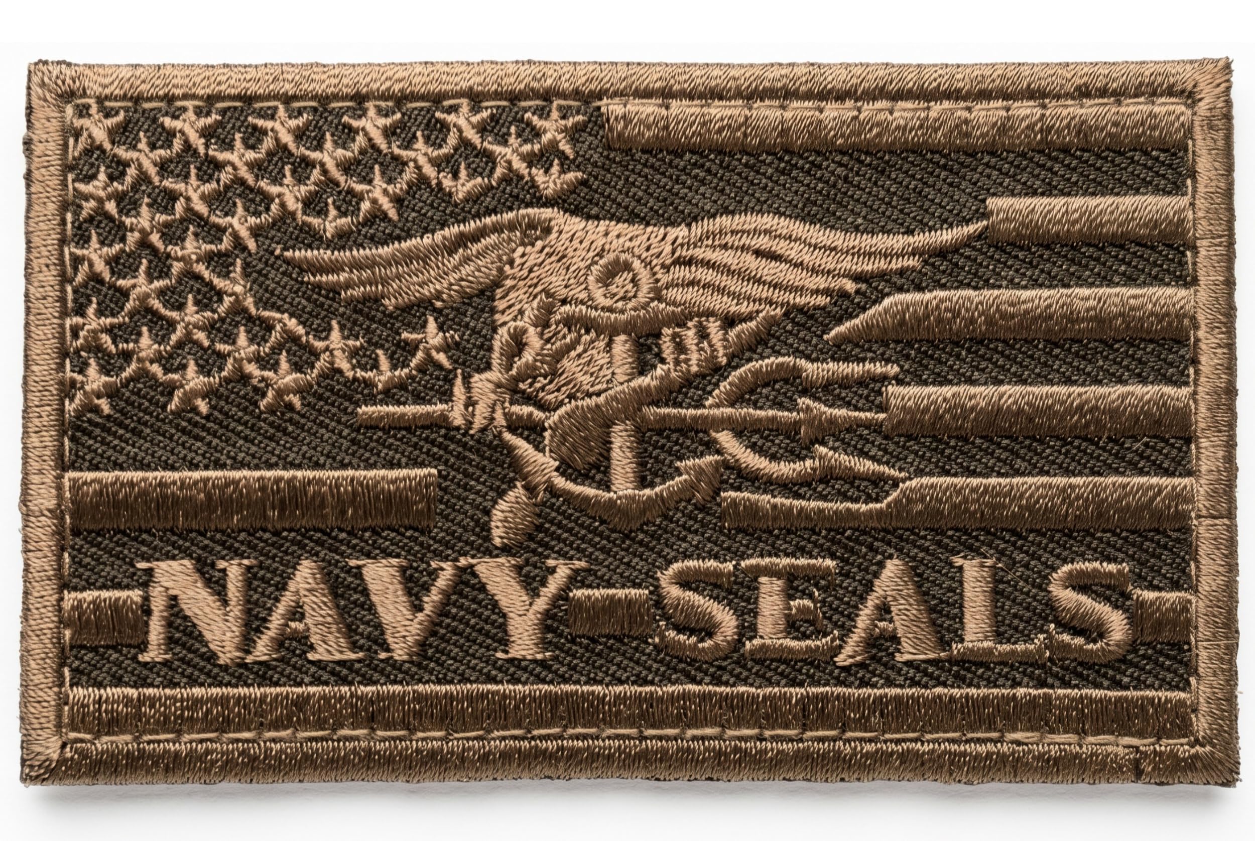 タグ付デッドストックPROPPER 米軍ACUフルパッチ Amazon.com: US Navy Seal Trident USA Flag Tactical Patch - 2pc